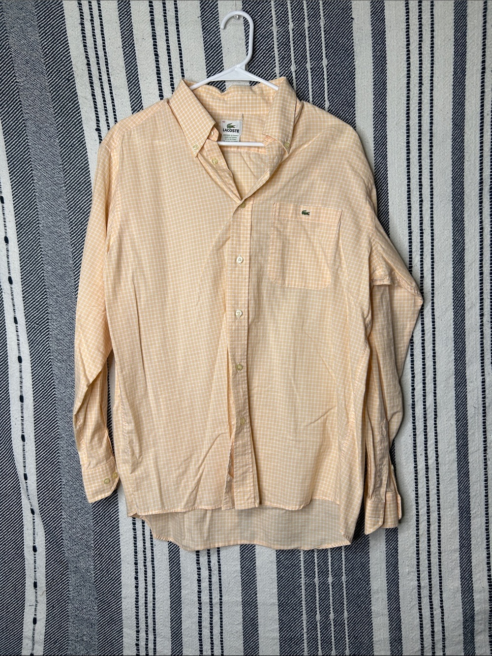 Lacoste Button Up Long Sleeve Shirt
